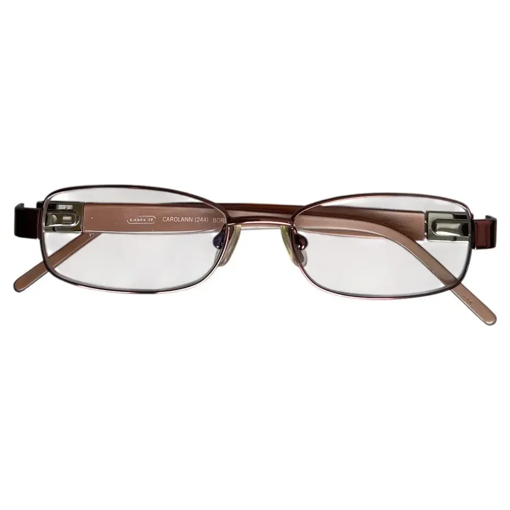 Coach Carolann Metal Bordeaux (244) Eyeglasses Frames, 49-16-135